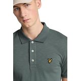 Lyle&Scott - Slub Polo - Groen Gemêleerd - Jersey Katoen