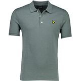Lyle&Scott - Slub Polo - Groen Gemêleerd - Jersey Katoen