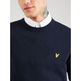 Lyle & Scott - Gebreide Trui - Donkerblauw - Katoen - Regular Fit