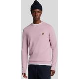 Lyle & Scott - Katoenen Trui - Roze - Ronde Hals - Regular Fit