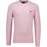 Lyle & Scott - Katoenen Trui - Roze - Ronde Hals - Regular Fit