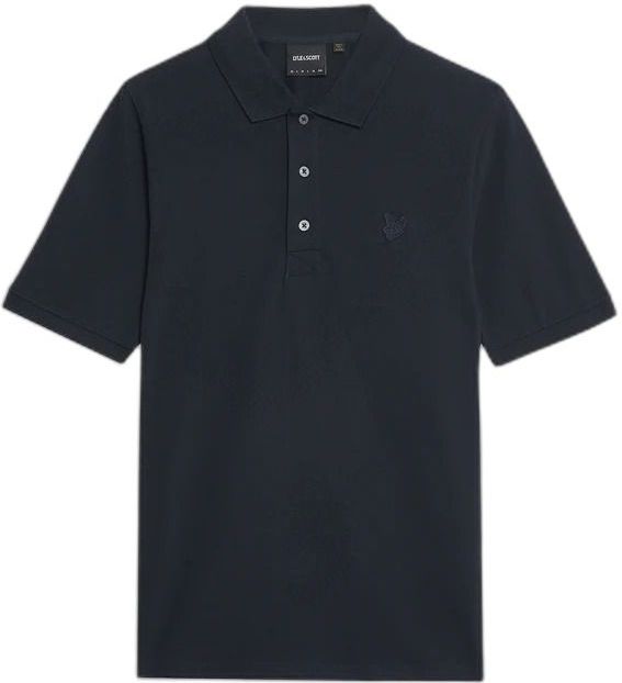Lyle & Scott - Superfine Polo - Donkerblauw - Katoen