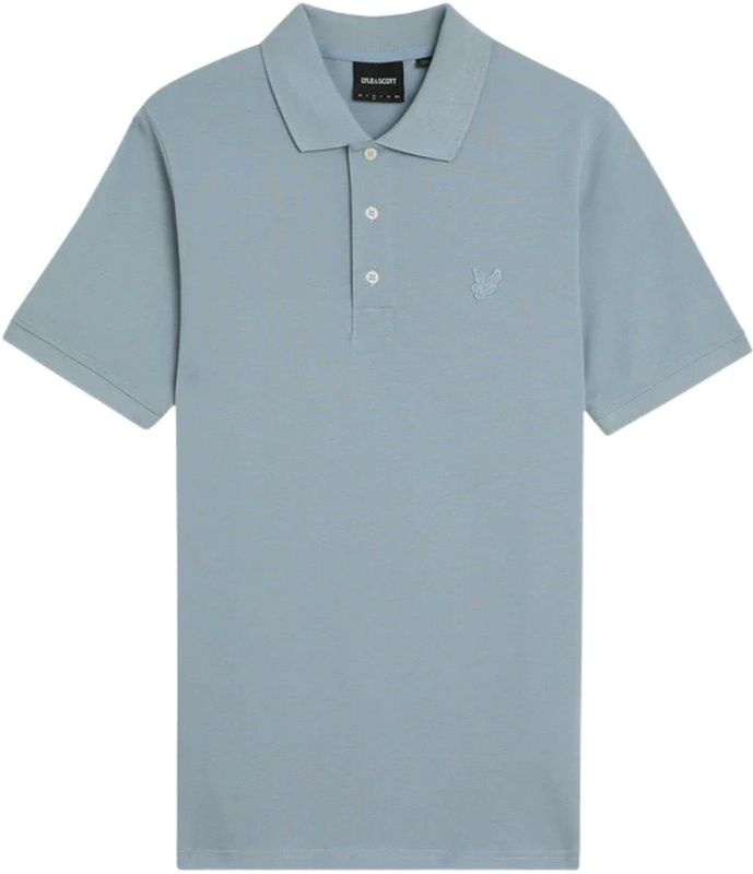 Lyle&Scott - Superfine Polo - Poloshirt - Lichtblauw - Katoen