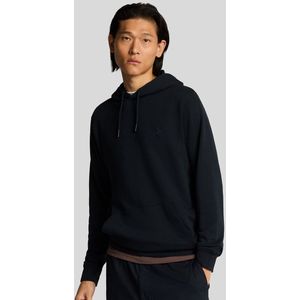 Lyle & Scott - Superfine Pullover Hoodie - Sweatshirt - Donker Marineblauw - 100% Superfijn Katoen