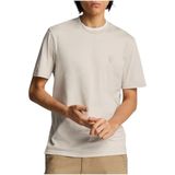 Lyle & Scott - Tipped Superfine T-shirt - Beige - Heren
