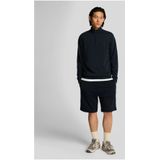 Lyle & Scott - Superfine Quarter Zip - Sweatshirt - Donker Marineblauw - Katoen