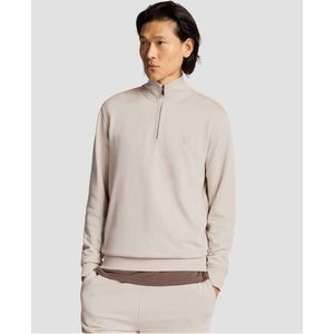 Lyle & Scott - Trui Beige Lyle&scott Superfine Quarter Zip Sweaters Beige Ml2258ton