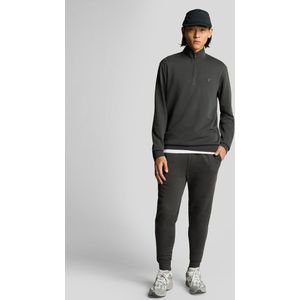 Lyle & Scott - Trui Donkergrijs Lyle&scott Superfine Quarter Zip Sweaters Donkergrijs Ml2258ton