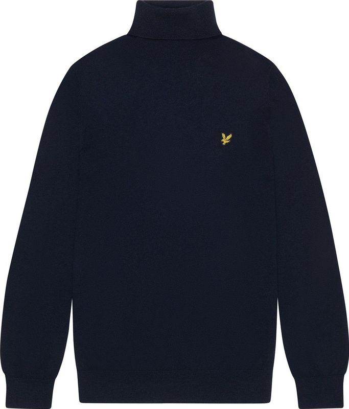 Lyle & Scott - Cotton Merino Turtleneck Jumper - Groen - 100% Katoen