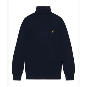 Lyle & Scott - Coltrui - Blauw - Katoen - Turtleneck Lange Mouwen