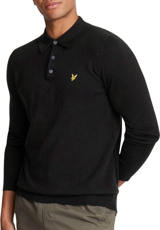 Lyle & Scott, Heren, Tops, Zwart, Maat: XS Katoen,