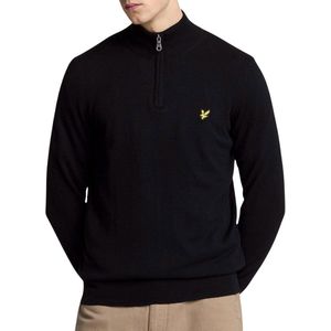 Lyle & Scott - Half Zip Pullover - Zwart - Schipperstrui