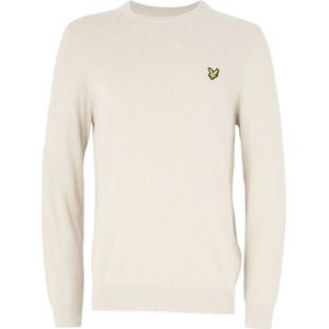 Lyle & Scott - Gebreide Trui - Beige - Katoen/Merinowol
