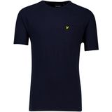 Lyle & Scott - Linnenmix Raglan T-shirt - Blauw - Regular Fit