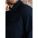 Lyle & Scott - Nylon Pocket Overshirt - Blauw - Heren - Jassen