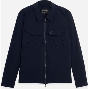 Lyle & Scott - Nylon Pocket Overshirt - Blauw - Heren - Jassen