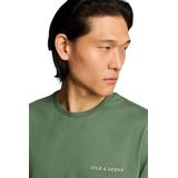 Lyle & Scott - Embroidered T-Shirt - Zwart - Katoen