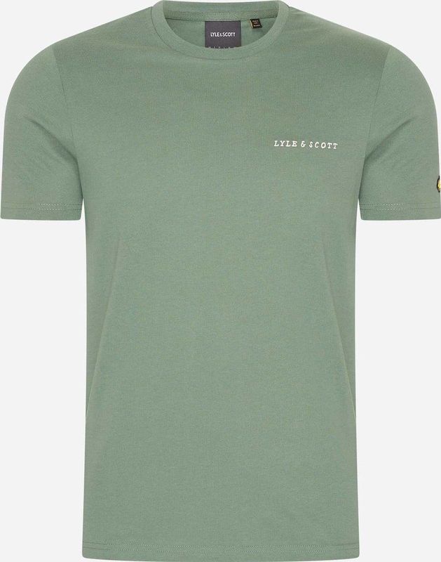 Lyle & Scott - Embroidered T-Shirt - Zwart - Katoen