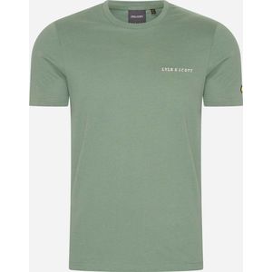 Lyle & Scott - Embroidered T-Shirt - Zwart - Katoen