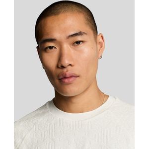 Embleem - Badstof T-shirt - Groen - Katoen