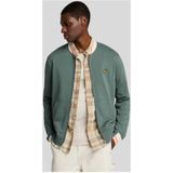 Lyle & Scott - Half Tipped Jersey Bomberjack - Groen - Herenjas