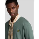 Lyle & Scott - Half Tipped Jersey Bomberjack - Groen - Herenjas