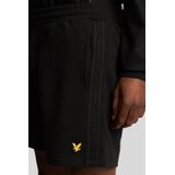 Lyle&Scott - Sports Tape Shorts - Zwart - Katoen-Polyestermix