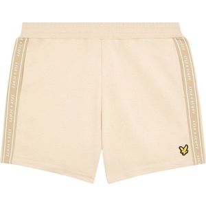 Lyle&Scott - Tape Shorts - Korte Broek - Zwart - Katoen-Polyestermix, Slim Fit, Elastische Tailleband