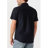 Lyle & Scott - Oxford Overhemd - Dark Navy - Katoen - Korte Mouwen