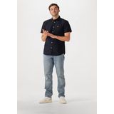 Lyle & Scott - Oxford Overhemd - Dark Navy - Katoen - Korte Mouwen