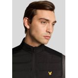 Lyle & Scott - Golf Hybrid - Gewatteerd Gilet - Zwart - Polyester