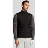 Lyle & Scott - Golf Hybrid - Gewatteerd Gilet - Zwart - Polyester