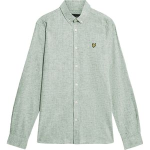 Lyle & Scott - Oxford - Overhemd - Mintgroen - Katoen en Linnen