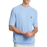 Lyle & Scott - T-shirt - Lichtblauw - Linnenmix