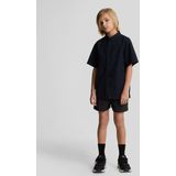Lyle and Scott Junior - Zwembroek - Zwart - Elastische Tailleband - Geel Vogeltjes Logo