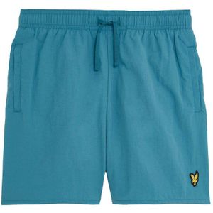 Lyle&Scott - Plain Swim Short - Jongens - Blauw - Elastische Tailleband