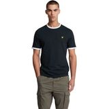 Lyle & Scott - Ringer T-Shirt - Blauw - Katoen