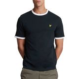 Lyle & Scott - Ringer T-Shirt - Blauw - Katoen