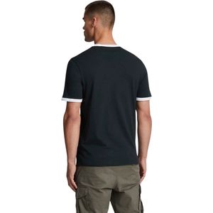 Lyle & Scott - Ringer T-Shirt - Blauw - Katoen
