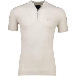 Lyle & Scott - Tipped Trui - Groen - 100% Katoen
