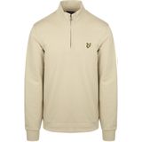 Lyle & Scott - Loopback Quarter Zip Sweat - Vest - Zand