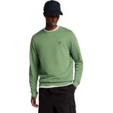 Lyle & Scott - Men Crew Neck - Trui - Donkergroen - 100% Katoen