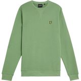 Lyle & Scott - Men Crew Neck - Trui - Donkergroen - 100% Katoen