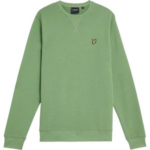 Lyle & Scott - Sweater - Olijfgroen - Katoen - Regular-Fit
