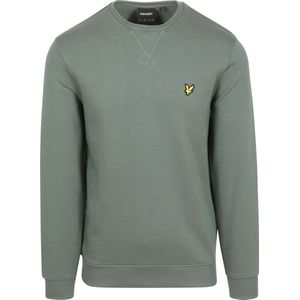 Lyle & Scott Sweatshirt Heren - Groen met Print - Comfortabel en Trendy