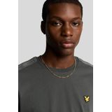 Lyle&Scott - Tape - T-shirt - Technische Katoenmix - Ademend en Vochtafvoerend