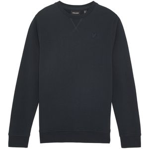 Lyle & Scott Tonal Crew Neck Sweatshirt Truien & Vesten Jongens - Sweater - Hoodie - Vest- Donkerblauw - Maat 122/128
