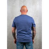 Shirt - Effen - Jersey - Normale Pasvorm - Kwartmouw