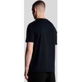 Lyle & Scott - T-shirt - Donkerblauw - 100% Katoen