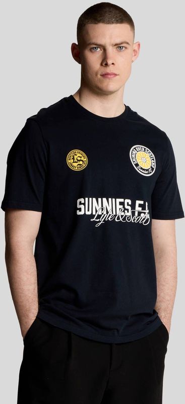 Lyle & Scott - T-shirt - Donkerblauw - 100% Katoen